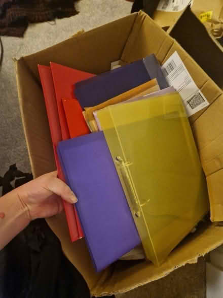 Photo of free Empty folders and plastic wallets (Nottingham NG5) #1