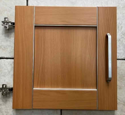 Photo of free 2 small laminated wood cupboard doors (Chesham HP5) #1