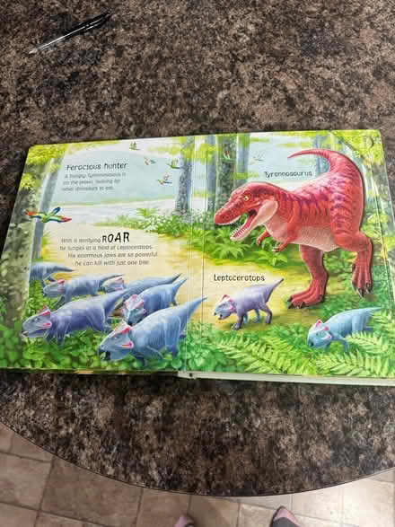 Photo of free Usborne dinosaur stencil book (Smallwood) #2