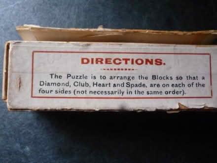 Photo of free "OWZTHAT" and "THE 4 ACES PUZZLE" (Starbeck HG2) #2