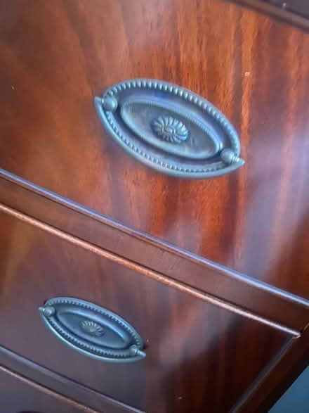 Photo of free Dark wood chest of drawers (Chiswick W4) #3