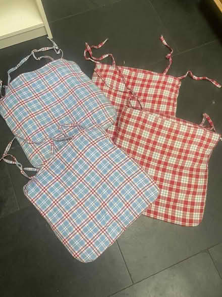 Photo of free 4x gingham chair cushions (Chiswick W4) #1