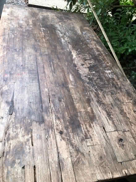Photo of free Teak table and cabinet (Worcester Park KT4) #3