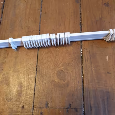 Photo of free Curtain track with hooks (DE21) #1