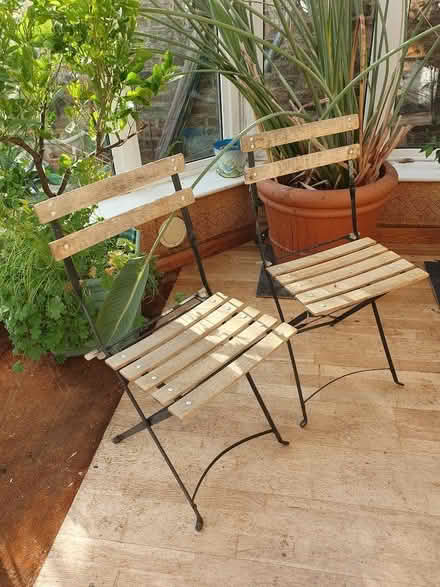 Photo of free Two garden chairs (Gospel Oak NW5) #1