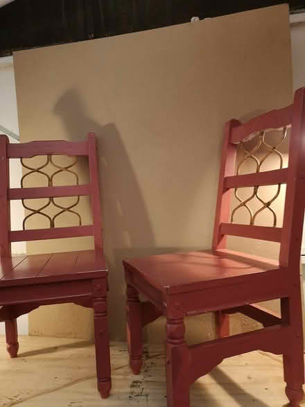 Photo of free Wooden chairs (x 2) (Harold's Cross) #2
