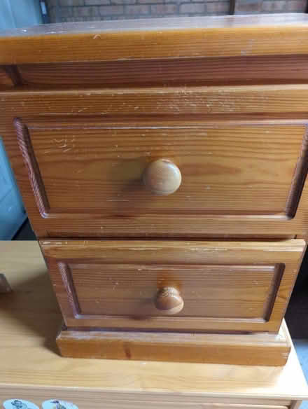 Photo of free Pine bedside cabinet (CM3 Boreham) #1