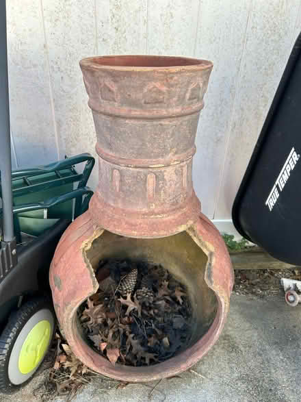 Photo of free Broken chiminea (College park) #1