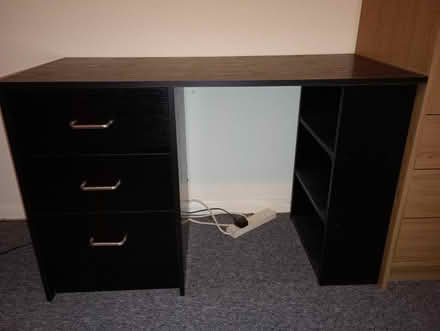 Photo of free Dark wood desk (BN10) #1