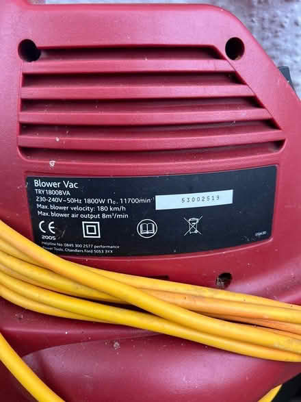 Photo of free Leaf blower (Headington OX3) #2