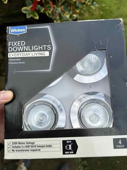 Photo of free 4 x downlights (Quorn LE12) #1