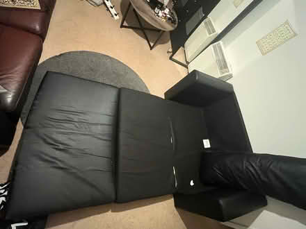Photo of free Black 2 seater sofa bed from IKEA (Croydon) #3