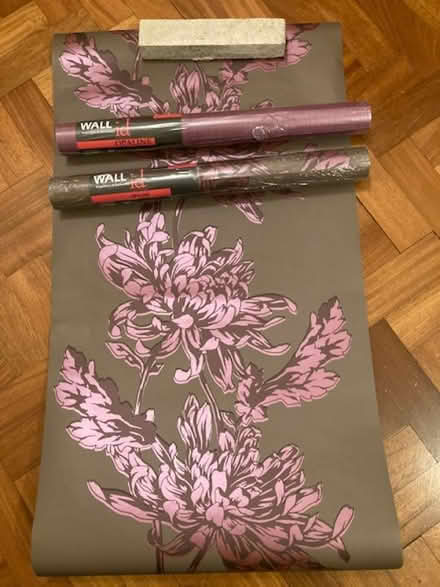 Photo of free Wall paper - burgundy and chocolate colours (The Cedars Estate WD3) #1
