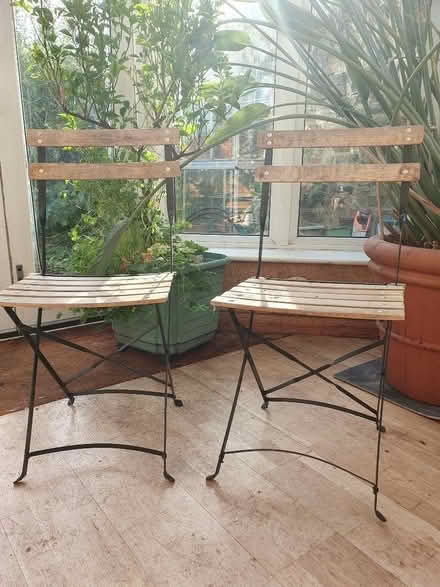 Photo of free Two garden chairs (Gospel Oak NW5) #2