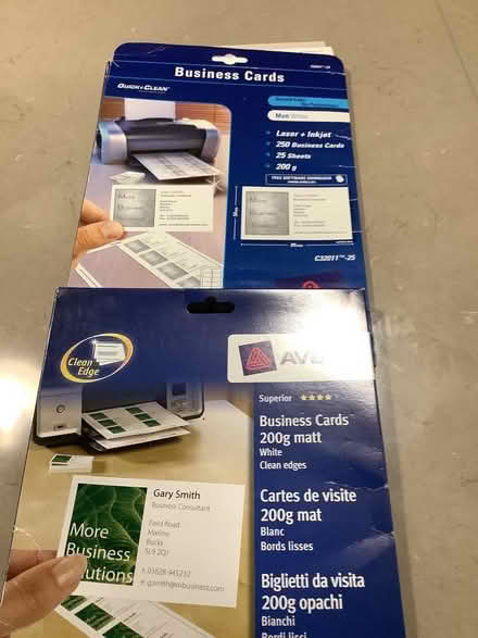 Photo of free Business cards (Hampsthwaite HG3) #1