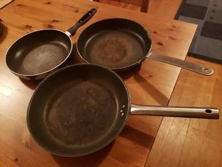 Photo of free 3 frying pans (Lewisham SE13) #1