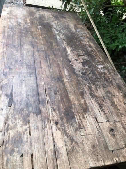 Photo of free Teak table and cabinet (Worcester Park KT4) #2