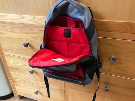 Photo of free medium grey and black backpack (Redhill Meadvale RH1) #2