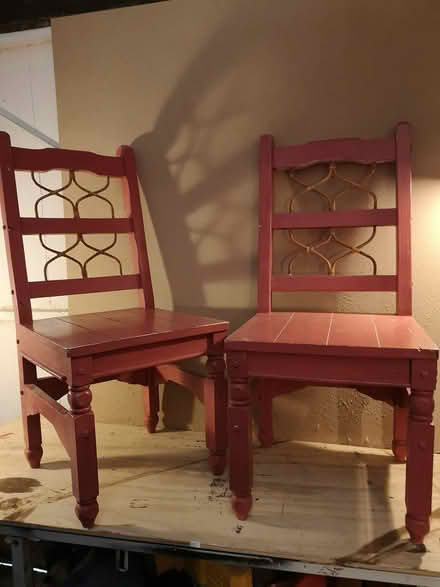 Photo of free Wooden chairs (x 2) (Harold's Cross) #1