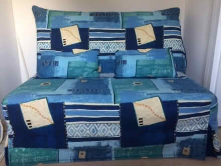 Photo of free Metal framed Sofa Bed with Day Cover (Malvern Wells WR14) #1