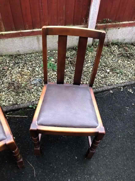 Photo of free Pair of wooden chairs (Hyde Lea ST17) #3