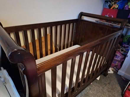 Photo of free Cot bed and matching change table (Longwick HP27) #1