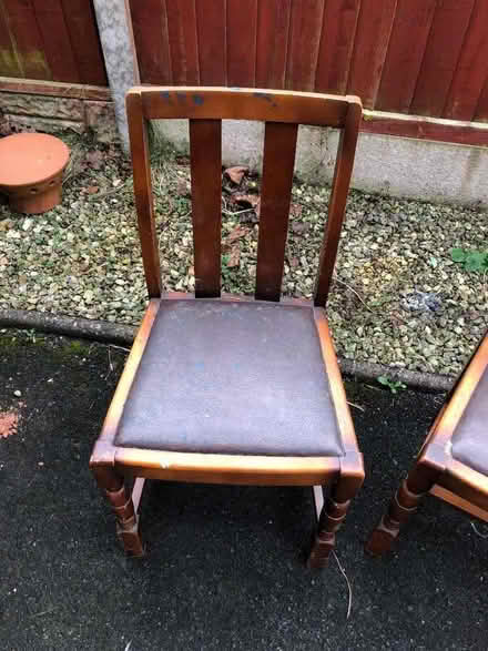 Photo of free Pair of wooden chairs (Hyde Lea ST17) #1