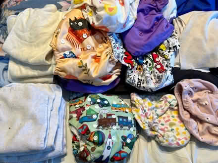 Photo of free Used washable diapers and liners (Groton) #1