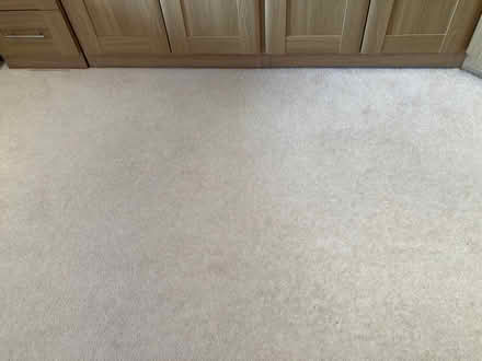 Photo of free Cream hessian backed bedroom carpet (CH2 Newton) #2