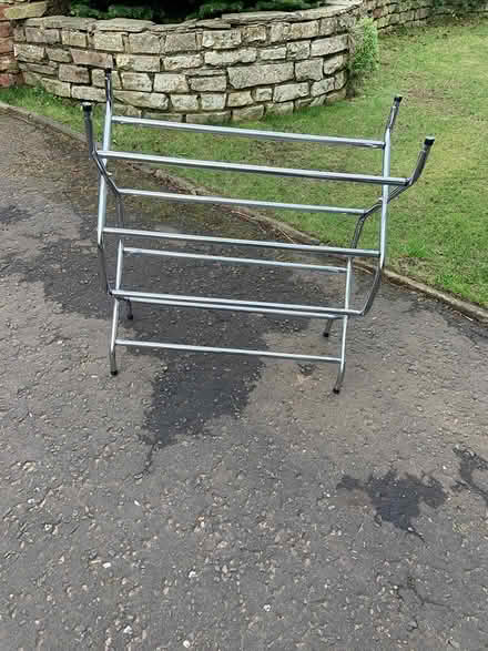 Photo of free 2 Extending stacking shoe racks (Roslin EH25) #1