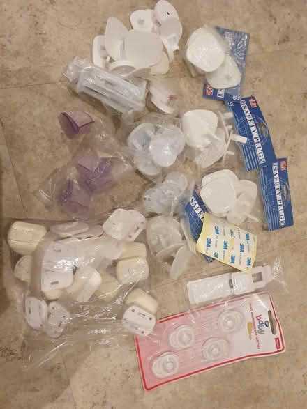 Photo of free House safety stuff for kids door straps socket fillers etc (Bear Flat) #1