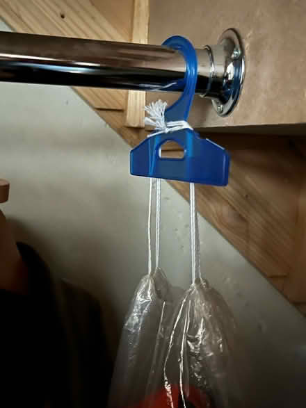 Photo of free Blue hangers from dehumidifier bags (Colchester CO3) #3