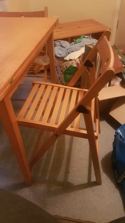 Photo of free Folding Table and 4 chairs (Acton High Street) #3