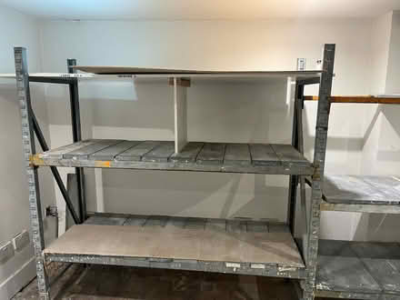 Photo of free Metal Shelving (Uckfield TN22) #1