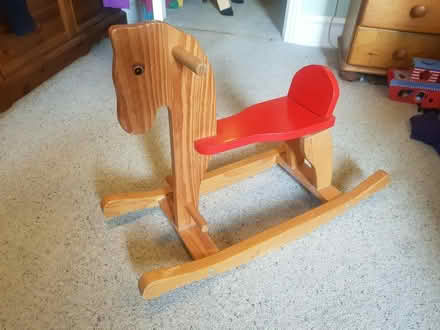 Photo of free Wooden rocking chair (BH1) #2
