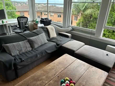 Photo of free IKEA corner sofa bed with storage (Neutral Bay) #1