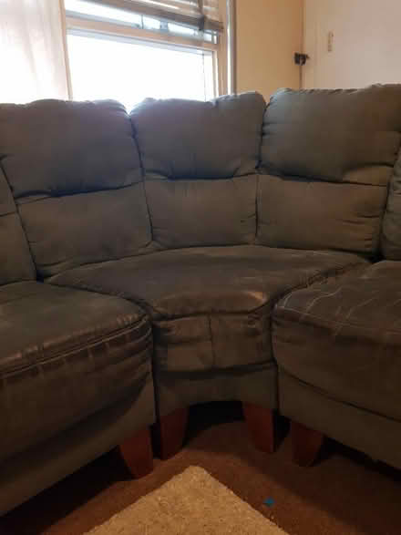Photo of free Green Sectional Couch (Essendon) #3