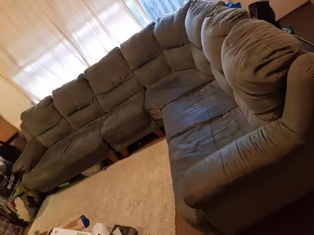 Photo of free Green Sectional Couch (Essendon) #1