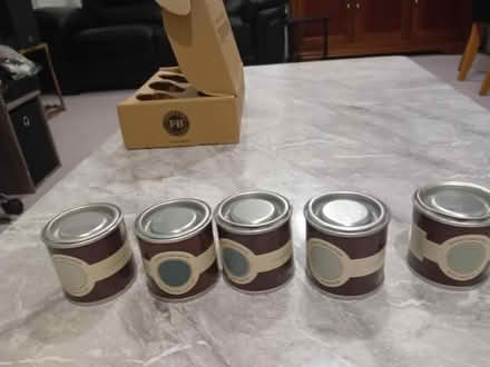 Photo of free 5 x Farrow & Ball Tester pots (Vauxhall SW8) #1