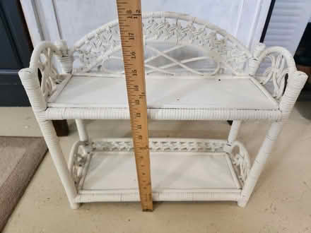Photo of free Cute wicker shelf (Hazlet, NJ) #1