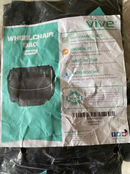 Photo of free Wheelchair bag accessory (Buckley Hill L30) #1