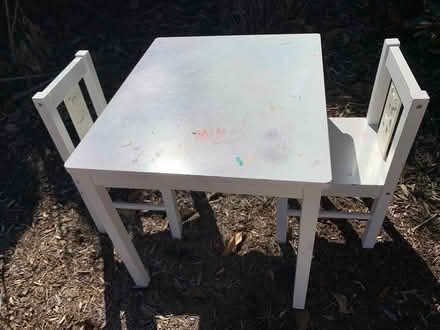 Photo of free Child’s table and chairs (Ivy) #2