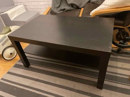 Photo of free Ikea black coffee table (Stirling FK7) #1