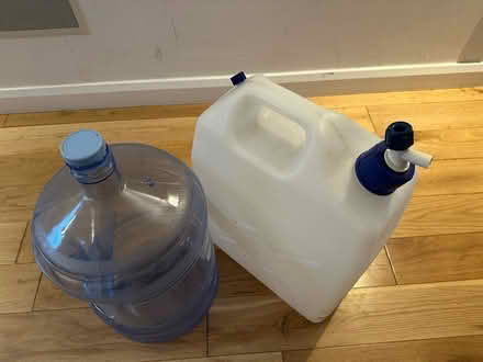 Photo of free Two 5 gallon water containers (Tadworth (near Epsom Downs)) #2