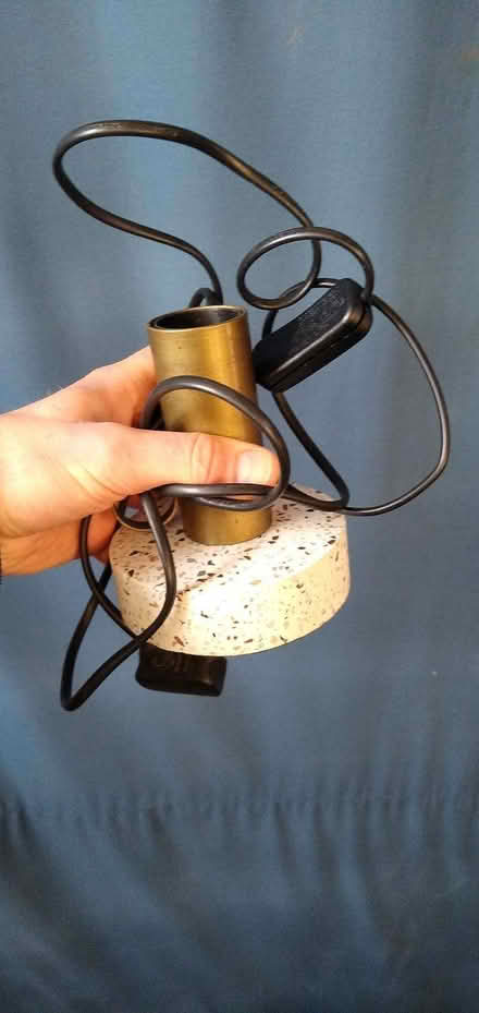 Photo of free Lamp with no shade (South Tranmere CH42) #1