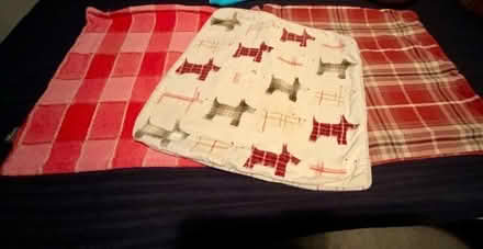 Photo of free Cushion Covers: reds/checks/Scottie dogs! (Kendal LA9) #3