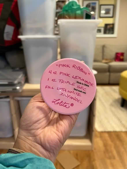 Photo of free Pink ribbon hand painted glass (Rock creek hills) #2