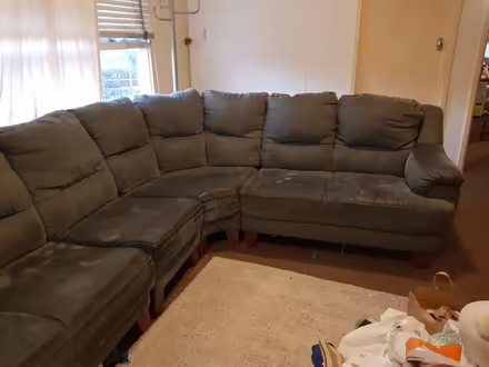 Photo of free Green Sectional Couch (Essendon) #2
