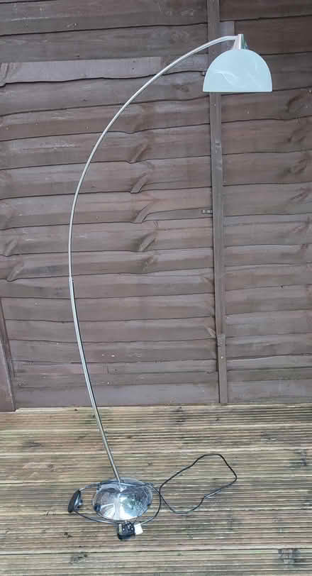 Photo of free Chrome curved standing lamp (St Mary Cray BR5) #1