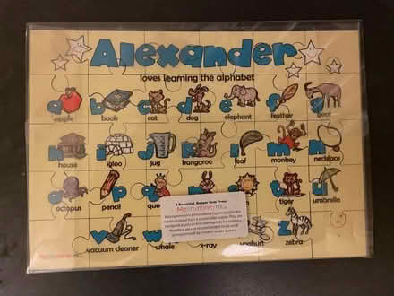 Photo of free ‘Alexander’ alphabet jigsaw (East Malling) #1
